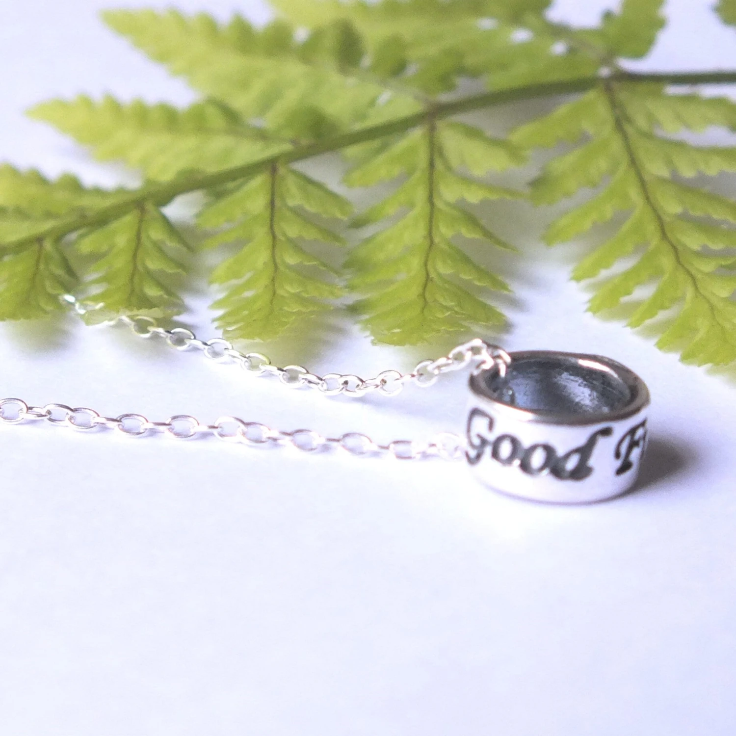 Sterling Silver, Personalised Necklace, Hand Stamped, Best Friends Gifts , Christmas Gift For Friend, Personalised Silver Gift, Best Friends 8 Sterling Silver, Personalised Necklace, Hand Stamped, Best Friends Gifts , Christmas Gift For Friend, Personalised Silver Gift, Best Friends - Image 6