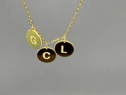Initial Necklace Kate Middleton, Inspired, Gold Coin Initials, Initial Necklace , Gold Initial Necklace, Christmas Gifts, Birthday Gift -Jewellery Paradise il fullxfull.2564962272 ep5d