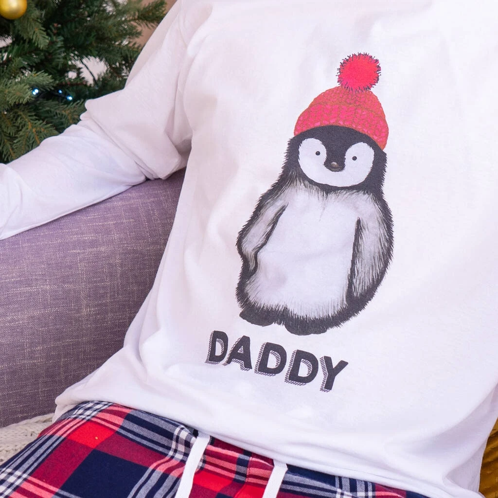 Christmas Penguin Pyjamas - Personalised Christmas Pyjamas - Adult Christmas PJ's - Penguin Pajamas - Xmas PJ's - Personalized Pajamas - 4 Christmas Penguin Pyjamas - Personalised Christmas Pyjamas - Adult Christmas PJ's - Penguin Pajamas - Xmas PJ's - Personalized Pajamas - - Image 2