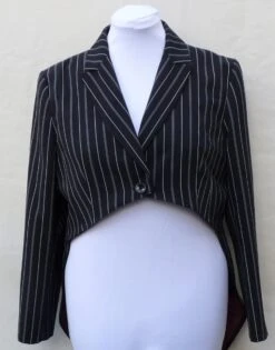 Womens UK 18, US 14 , Eur 46 Upcycled Black And White Striped Tailcoat, Nightmare Before Christmas Jack Skellington Cosplay 16 Womens UK 18, US 14 , Eur 46 Upcycled Black And White Striped Tailcoat, Nightmare Before Christmas Jack Skellington Cosplay -Jewellery Paradise il fullxfull.2593547282 m3z2