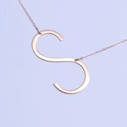 Engraved Necklace, Personalised Large Initial Sideways Necklace, Large Icon Necklace, Gold Letter Necklace, Christmas Gifts, Christmas Gifts -Jewellery Paradise il fullxfull.2612523034 eqnr