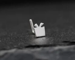 Christmas Gift Hand Cut Sterling Silver Nose Stud. Christmas Gift. Tiny Christmas Nose Stud. Unique Nose Piercing. L-shape Post. 15 Christmas Gift Hand Cut Sterling Silver Nose Stud. Christmas Gift. Tiny Christmas Nose Stud. Unique Nose Piercing. L-shape Post. -Jewellery Paradise il fullxfull.2623535677 pw9q