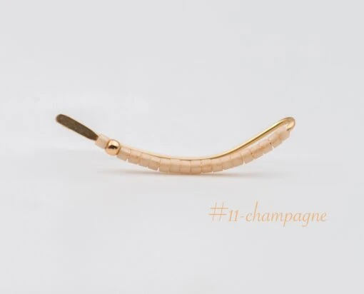 Gold Ear Climbers, Beaded Ear Climber, Champagne Ear Climber, Long Earrings, Ear Cuffs, Bar Earrings, Silver Ear Jackets Christmas Gift -Jewellery Paradise il fullxfull.2625791916 g2y3