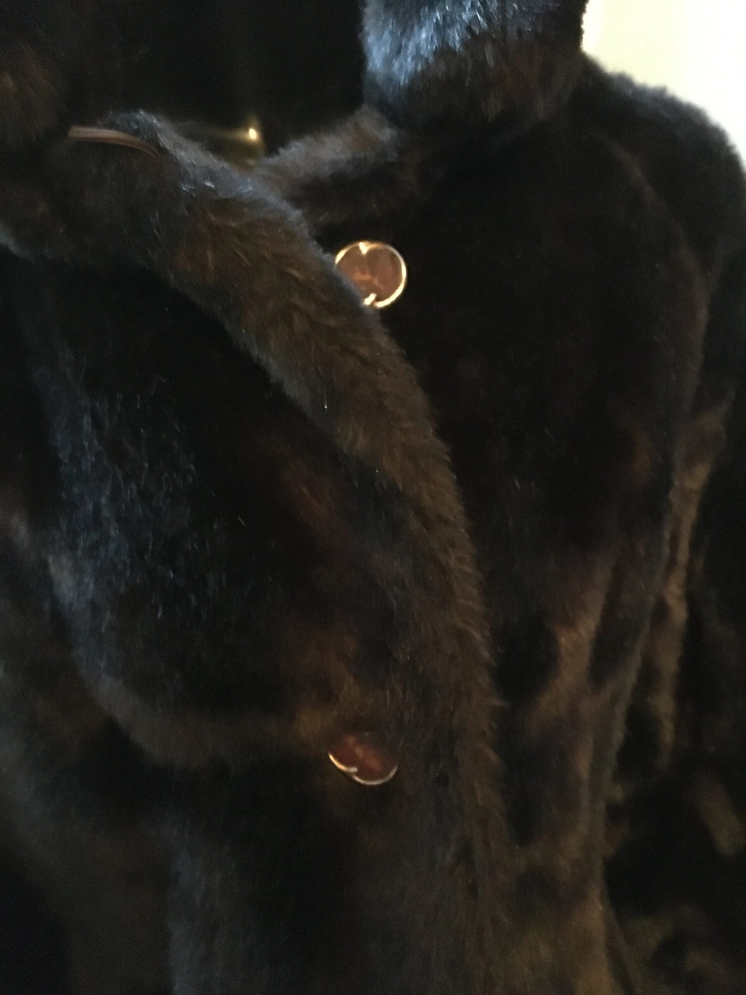 Vintage Mink Faux Fur Jacket With Huge Fur Collar From The 1950's Christmas Present Wedding Party 7 Vintage Mink Faux Fur Jacket With Huge Fur Collar From The 1950's Christmas Present Wedding Party - Image 5