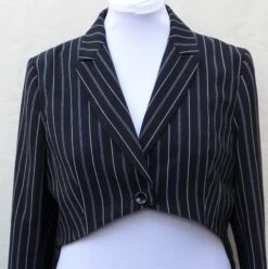 Womens UK 18, US 14 , Eur 46 Upcycled Black And White Striped Tailcoat, Nightmare Before Christmas Jack Skellington Cosplay 15 Womens UK 18, US 14 , Eur 46 Upcycled Black And White Striped Tailcoat, Nightmare Before Christmas Jack Skellington Cosplay -Jewellery Paradise il fullxfull.2641219091 a9j9