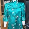 Stunning 1960s 70s Green Satin Oriental Style Jacket Perfect For Christmas Really Gorgeous Colour -Jewellery Paradise il fullxfull.2644725826 a981