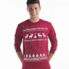 Mens / Festive / Christmas / Christmas Jumper Style Tee / Christmas T-shirt / Christmas Tshirt / Reindeer / Long Sleeved / Gift For Him 2 Mens / Festive / Christmas / Christmas Jumper Style Tee / Christmas T-shirt / Christmas Tshirt / Reindeer / Long Sleeved / Gift For Him -Jewellery Paradise il fullxfull.2647081108 mjpb