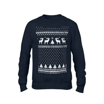Mens / Festive / Christmas / Christmas Jumper Style Tee / Christmas T-shirt / Christmas Tshirt / Reindeer / Long Sleeved / Gift For Him 7 Mens / Festive / Christmas / Christmas Jumper Style Tee / Christmas T-shirt / Christmas Tshirt / Reindeer / Long Sleeved / Gift For Him - Image 5
