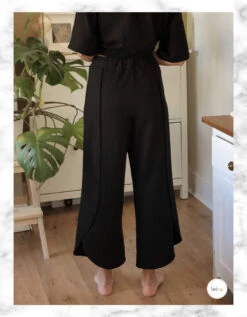 Wide Leg Trousers•Elastic Waist•Loungewear Culottes•Lounge Bottoms•Leisurewear•Comfy Pants•Unique Gift•Handmade•Christmas Gift•Christmas2020 -Jewellery Paradise il fullxfull.2660824065 8q92