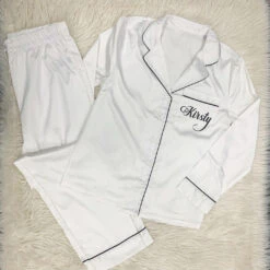 Ladies Premium Satin Night Suit Pyjama Set Personalised Bridesmaid Bridal Shower, Christmas Gift, Christmas Pjs 13 Ladies Premium Satin Night Suit Pyjama Set Personalised Bridesmaid Bridal Shower, Christmas Gift, Christmas Pjs -Jewellery Paradise il fullxfull.2665596896 4uuj
