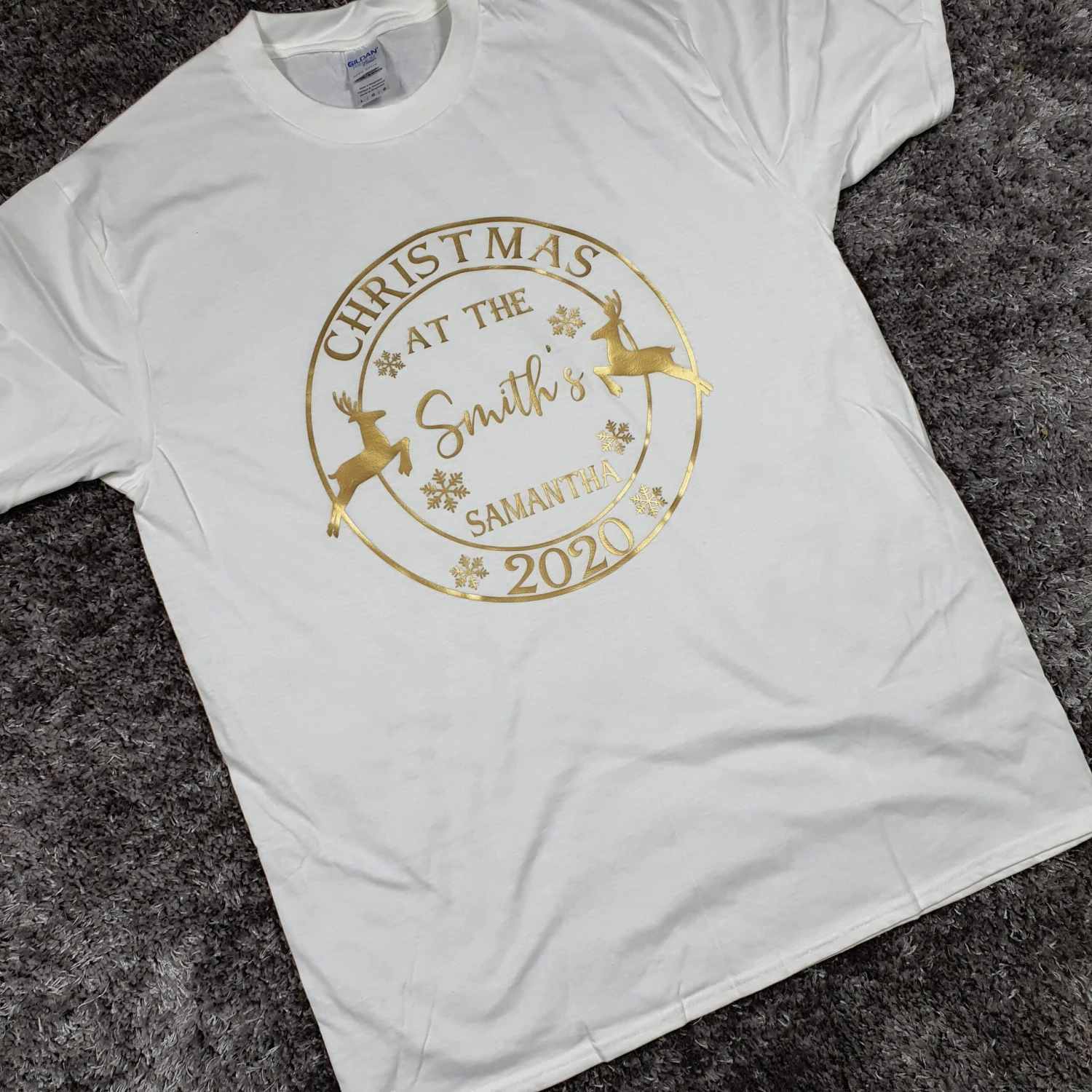 Personalised Family Christmas Shirts, Matching T-shirts, Matching Tops, Kids Christmas Tops, Christmas 2021, Christmas Pjs 7 Personalised Family Christmas Shirts, Matching T-shirts, Matching Tops, Kids Christmas Tops, Christmas 2021, Christmas Pjs - Image 5