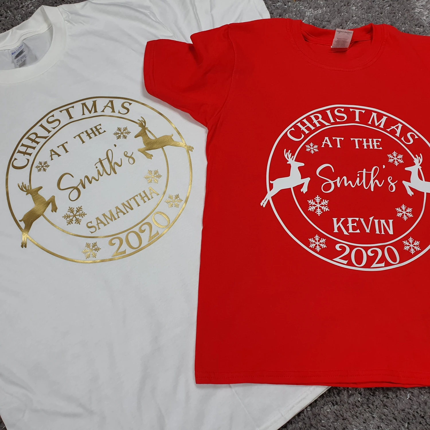 Personalised Family Christmas Shirts, Matching T-shirts, Matching Tops, Kids Christmas Tops, Christmas 2021, Christmas Pjs 10 Personalised Family Christmas Shirts, Matching T-shirts, Matching Tops, Kids Christmas Tops, Christmas 2021, Christmas Pjs - Image 8