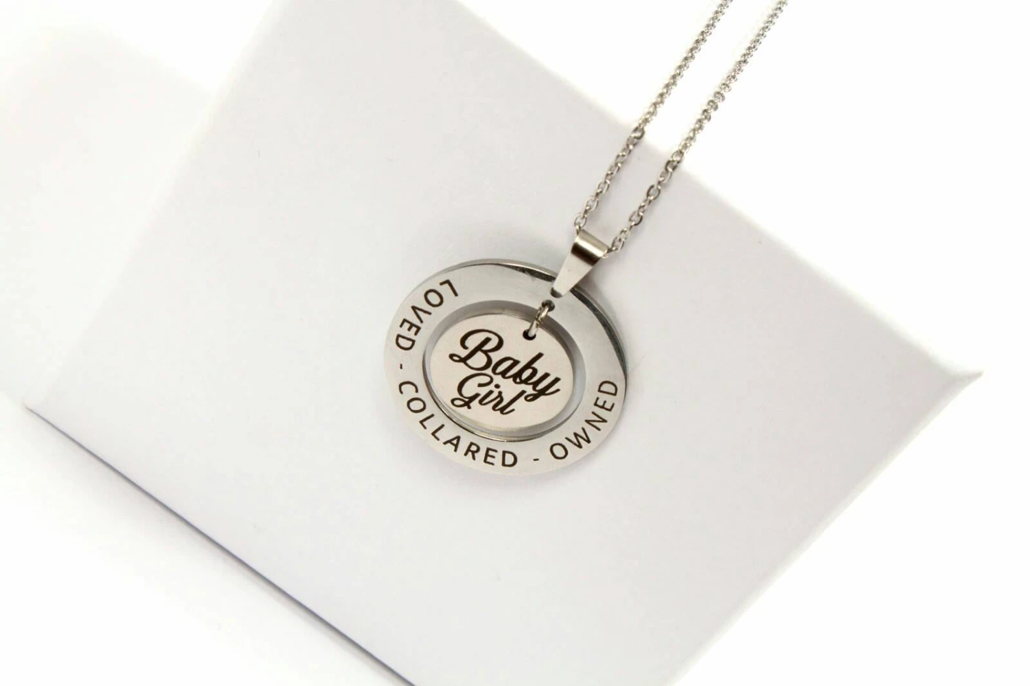 DDLG Necklace. Baby Girl, Owned Collared And Loved Jewellery.The Perfect Custom Christmas Gift For A Little.Little Space Jewellery. 3 DDLG Necklace. Baby Girl, Owned Collared And Loved Jewellery.The Perfect Custom Christmas Gift For A Little.Little Space Jewellery.