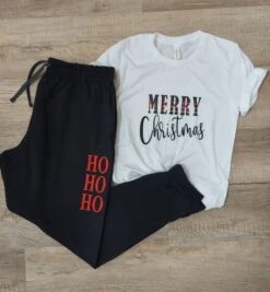 Christmas Pajama Set - Christmas Pajamas - Matching Christmas - Christmas Joggers - Christmas Pajama Pants - Christmas Pjs - Family Pjs