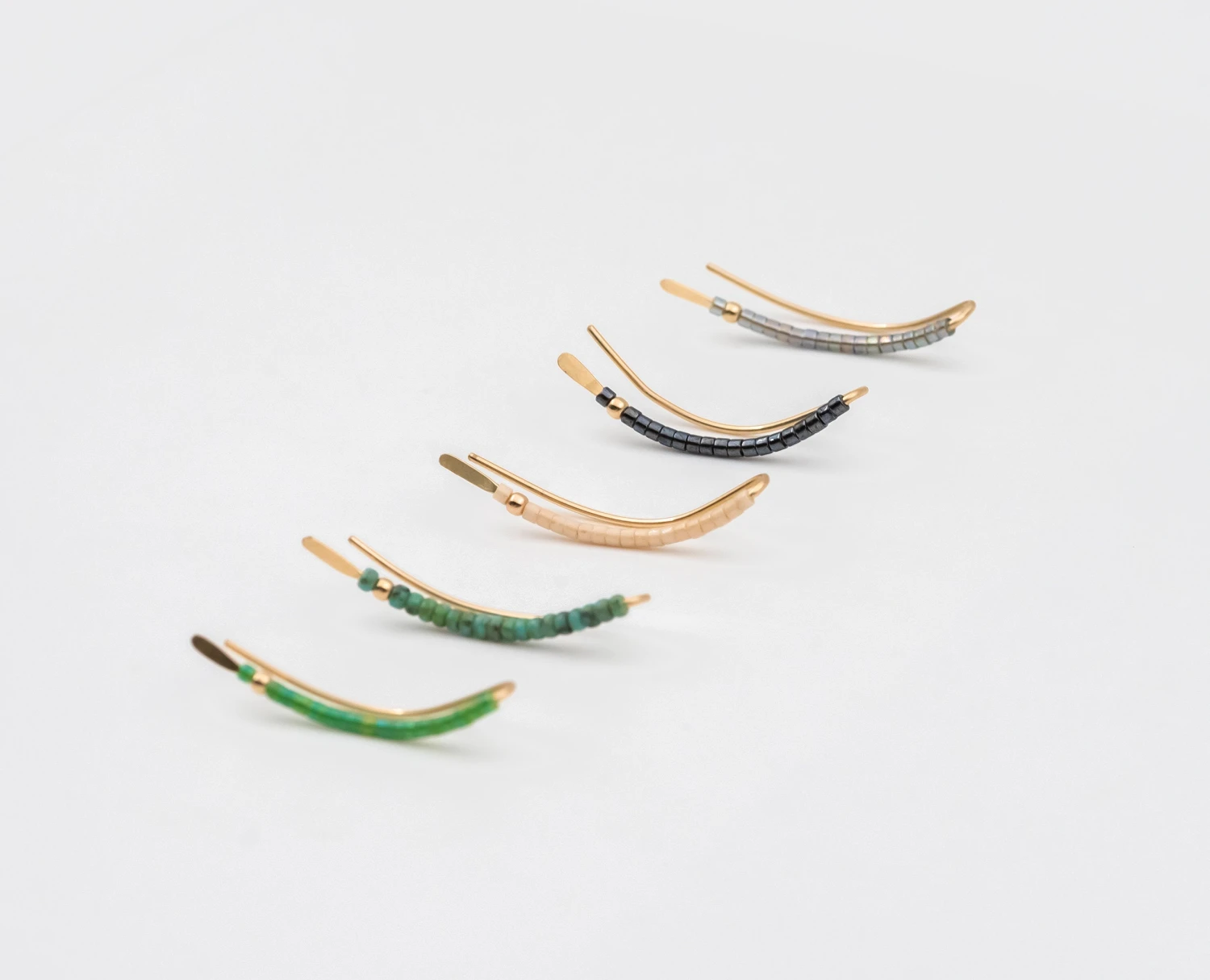 Shiny Ear Climber Earrings, Gold Ear Jackets, Olive Ear Climber, GoldBar Earrings, BeadedEarring, Everyday Earrings, Christmas Sale 12 Shiny Ear Climber Earrings, Gold Ear Jackets, Olive Ear Climber, GoldBar Earrings, BeadedEarring, Everyday Earrings, Christmas Sale - Image 10