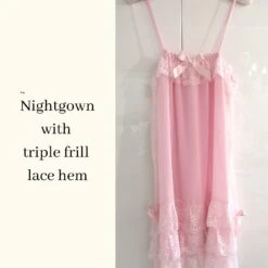 Gorgeous Feminine Negligee Set - Pink Nightgown - Frilly Sleeves - Bridal Gown - Peignoir Set - Honeymoon Lingerie - Christmas Gift For Her 10 Gorgeous Feminine Negligee Set - Pink Nightgown - Frilly Sleeves - Bridal Gown - Peignoir Set - Honeymoon Lingerie - Christmas Gift For Her -Jewellery Paradise il fullxfull.2675530591 tbe4