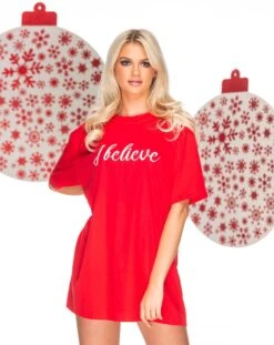 I Believe Christmas Sleep Tee 7 I Believe Christmas Sleep Tee -Jewellery Paradise il fullxfull.2684536844 4yw1