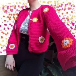 Made To Order Crochet Cardigan Knitted Cardigan Hand Made Flower Girl Pattern Cardigan Halloween Christmas Gift Wool Hippy Festival Clothes 15 Made To Order Crochet Cardigan Knitted Cardigan Hand Made Flower Girl Pattern Cardigan Halloween Christmas Gift Wool Hippy Festival Clothes -Jewellery Paradise il fullxfull.2712633007 mit0