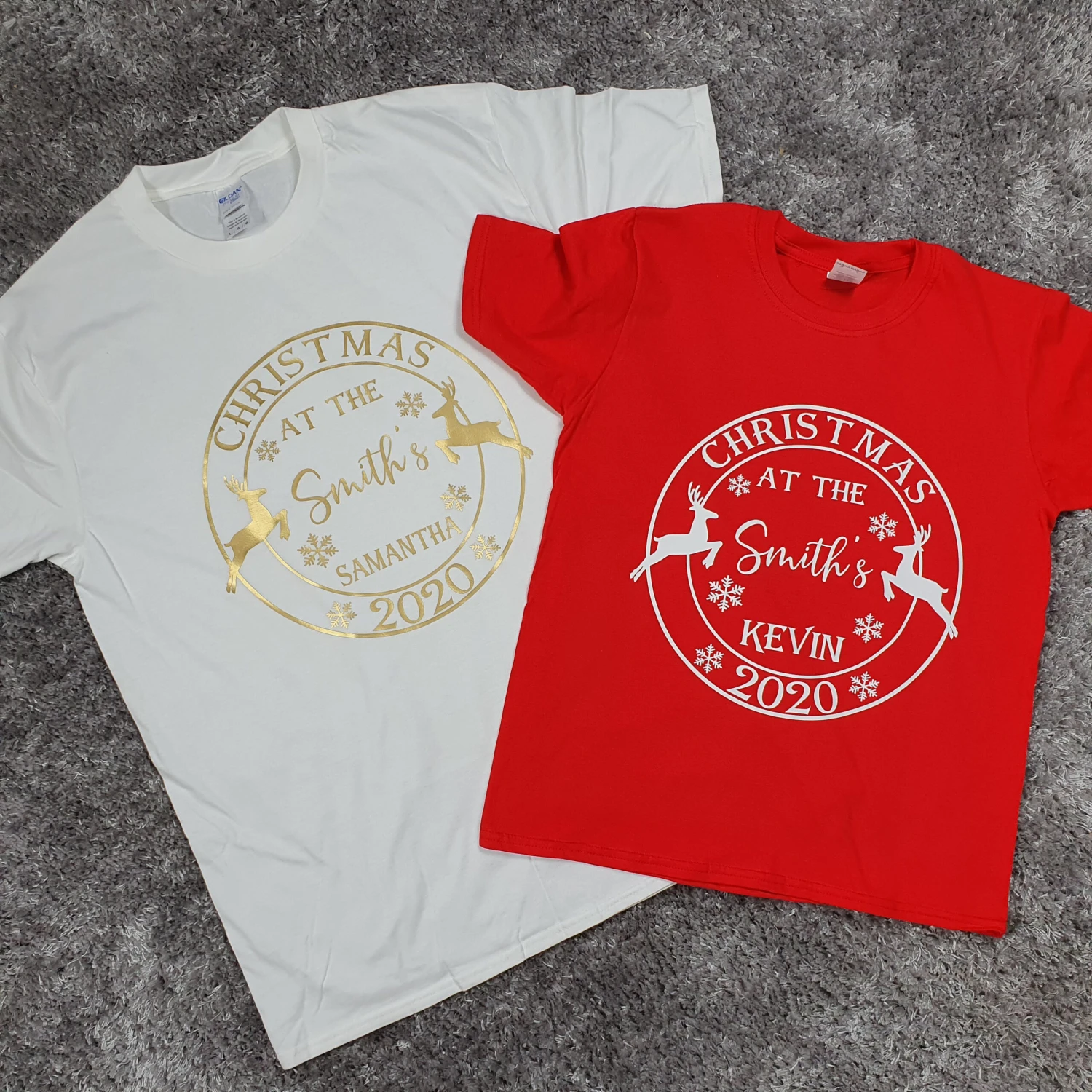 Personalised Family Christmas Shirts, Matching T-shirts, Matching Tops, Kids Christmas Tops, Christmas 2021, Christmas Pjs 9 Personalised Family Christmas Shirts, Matching T-shirts, Matching Tops, Kids Christmas Tops, Christmas 2021, Christmas Pjs - Image 7