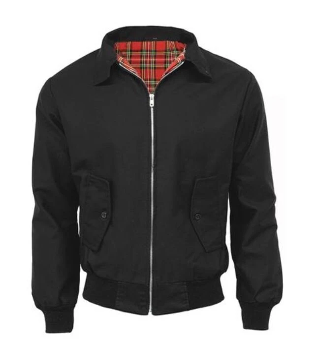 Oasis Casual Black Harrington Jacket Classic Vintage Mods Scooter Mod Ska Skinhead Retro Punk Unisex Christmas Present 7 Oasis Casual Black Harrington Jacket Classic Vintage Mods Scooter Mod Ska Skinhead Retro Punk Unisex Christmas Present - Image 5
