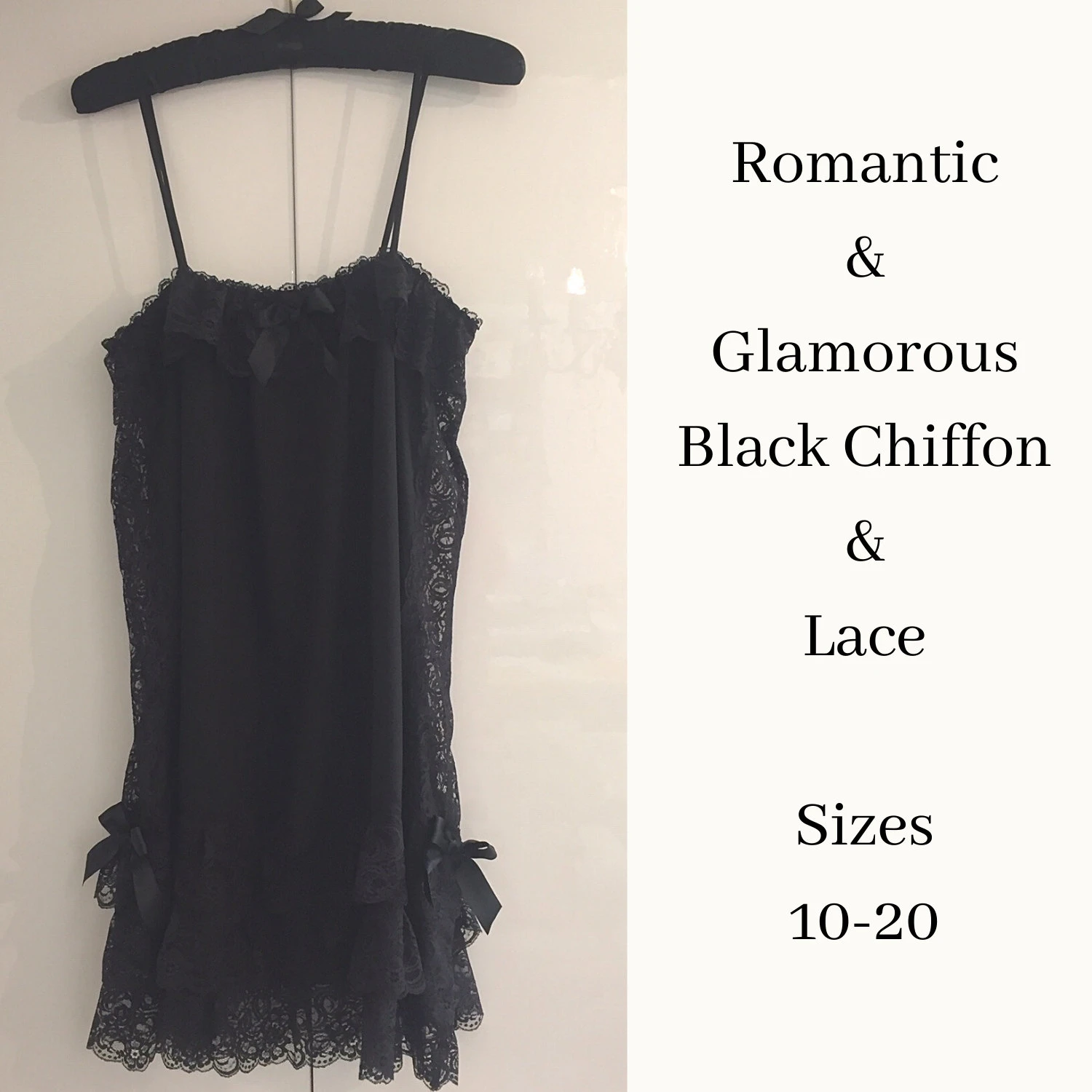 Gorgeous Negligee Set! Christmas Gift For Her - Black Nightgown - Frilly Sleeves - Bridal Gown - Loungewear - Romantic Honeymoon Lingerie 8 Gorgeous Negligee Set! Christmas Gift For Her - Black Nightgown - Frilly Sleeves - Bridal Gown - Loungewear - Romantic Honeymoon Lingerie - Image 6