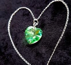 Genuine Crystal Necklace. Peridot Aurora Borealis Pendant On 925 Sterling Silver Chain. Handcrafted Birthday/Christmas/Eid/MothersDay Gift 9 Genuine Crystal Necklace. Peridot Aurora Borealis Pendant On 925 Sterling Silver Chain. Handcrafted Birthday/Christmas/Eid/MothersDay Gift -Jewellery Paradise il fullxfull.2779600297 hbh1