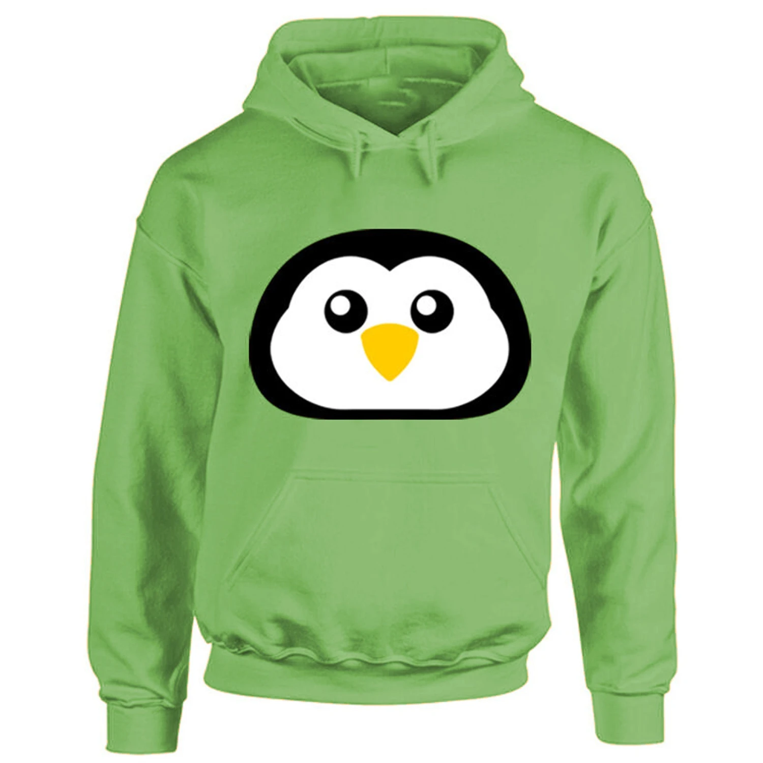 Adults Funny Penguin Face Hoodie - Cute Animal Lover Hooded Top - Christmas Winter Present Unisex Xmas Mens Ladies Pullover Hood 9 Adults Funny Penguin Face Hoodie - Cute Animal Lover Hooded Top - Christmas Winter Present Unisex Xmas Mens Ladies Pullover Hood - Image 7