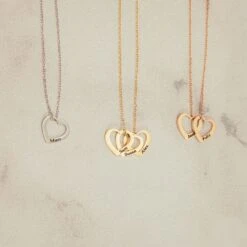 Heart Charm Name Necklace, Multiple Names, Family Charm Necklace, Mothers Necklace, 2 Hearts Necklace, Double Name Necklace, Christmas Gift 16 Heart Charm Name Necklace, Multiple Names, Family Charm Necklace, Mothers Necklace, 2 Hearts Necklace, Double Name Necklace, Christmas Gift -Jewellery Paradise il fullxfull.2958006290 lvlp