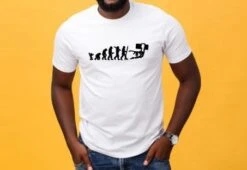 Evolution Of Plasterer And Builder Funny T-ShirtFathers Day Christmas Present Birthday Gift -Joke