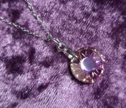 Genuine Crystal Necklace. Vitrail Light Pendant On 925 Sterling Silver Chain. Handcrafted. Birthday/Christmas/Eid/Mothers Day Gift 12 Genuine Crystal Necklace. Vitrail Light Pendant On 925 Sterling Silver Chain. Handcrafted. Birthday/Christmas/Eid/Mothers Day Gift -Jewellery Paradise il fullxfull.3070731084 9owk