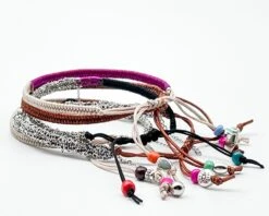 Handwoven Bracelet Set Of Five, Matching Bracelet, Adjustable Bracelet Set For Women, Beach Festival Accessory, Christmas Gift -Jewellery Paradise il fullxfull.3083486712 4748