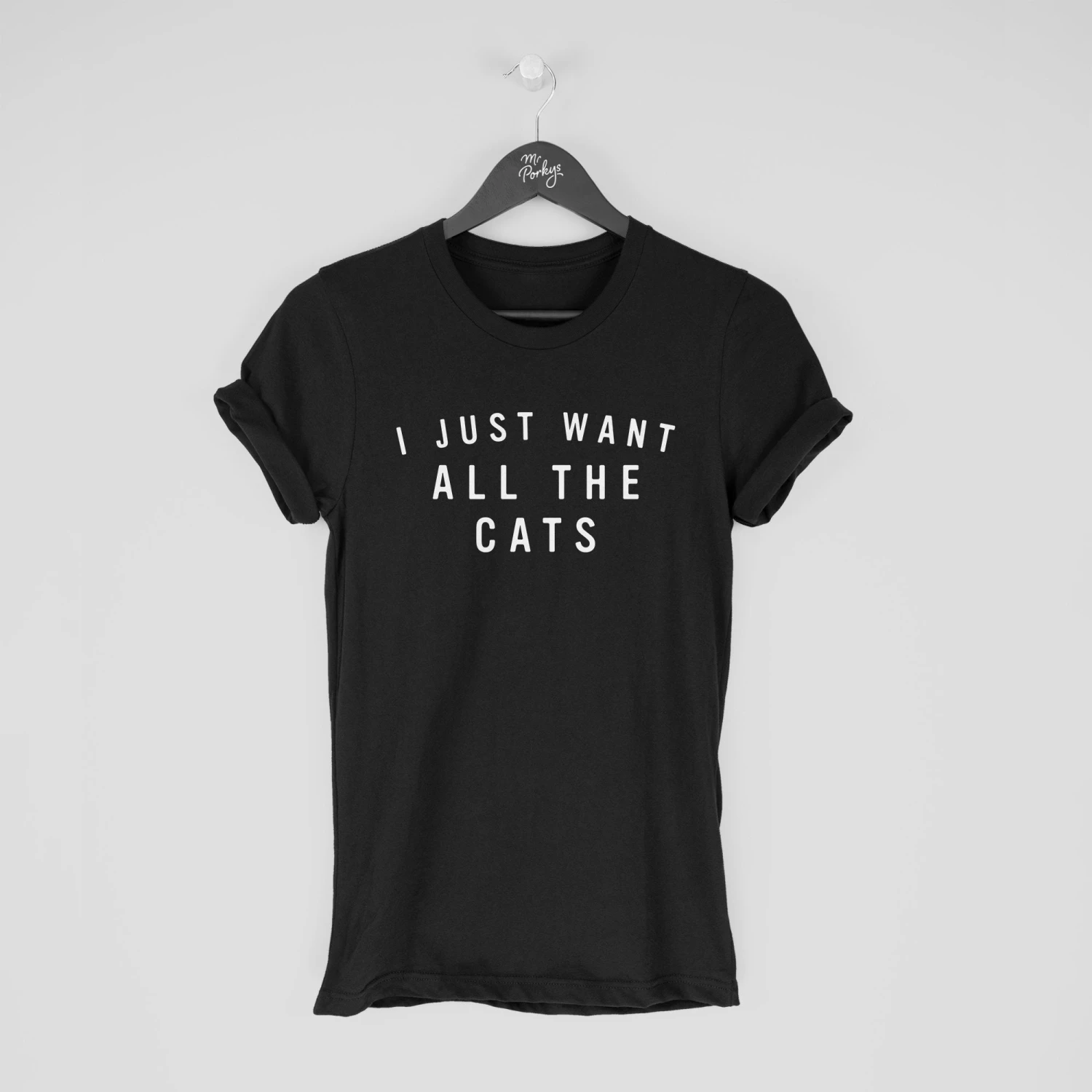 I Just Want All The Cats Shirt, Cat Lover Gift, Cat Mom T-Shirt, Funny Cat Shirt, Christmas Gift For Cat Lover 5 I Just Want All The Cats Shirt, Cat Lover Gift, Cat Mom T-Shirt, Funny Cat Shirt, Christmas Gift For Cat Lover - Image 3