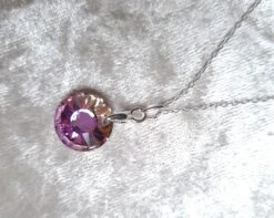 Genuine Crystal Necklace. Vitrail Light Pendant On 925 Sterling Silver Chain. Handcrafted. Birthday/Christmas/Eid/Mothers Day Gift 14 Genuine Crystal Necklace. Vitrail Light Pendant On 925 Sterling Silver Chain. Handcrafted. Birthday/Christmas/Eid/Mothers Day Gift -Jewellery Paradise il fullxfull.3118462953 3i6g