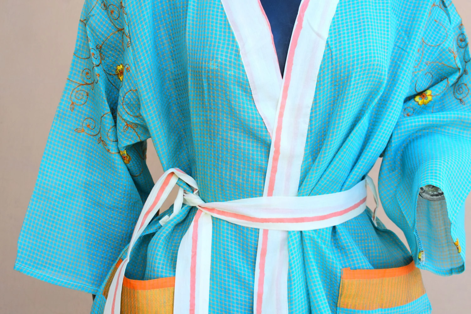 Cotton Robe Women - Christmas Gifts For Her - Organic Cotton Bath Robe- Love Robe- Spa Robe-getting Ready Robe-house Coat 7 Cotton Robe Women - Christmas Gifts For Her - Organic Cotton Bath Robe- Love Robe- Spa Robe-getting Ready Robe-house Coat - Image 5