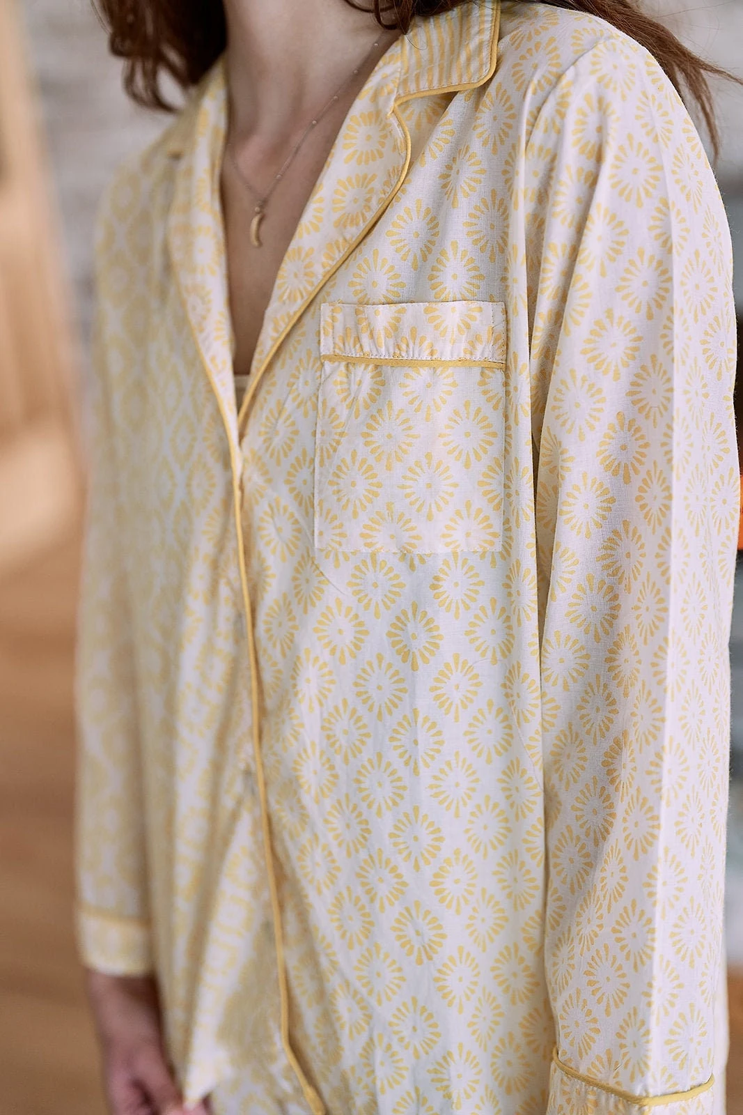 100% Organic Cotton Pyjamas,eco Friendly Cotton Nightwear,block Printed Cotton Night Suit,cotton Christmas Pyjamas,women’s Matching Pyjamas 4 100% Organic Cotton Pyjamas,eco Friendly Cotton Nightwear,block Printed Cotton Night Suit,cotton Christmas Pyjamas,women’s Matching Pyjamas - Image 2