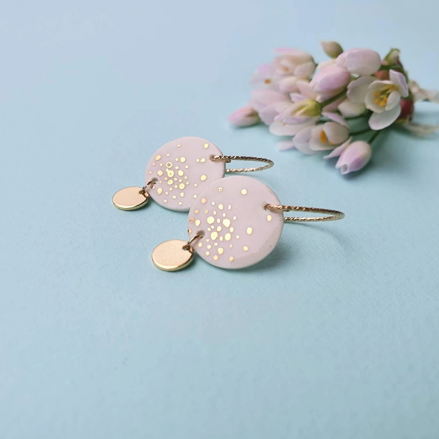 Boho Wedding Earrings - JULIETTE (Christmas Jewel) - La Belle Au Bois 6 Boho Wedding Earrings - JULIETTE (Christmas Jewel) - La Belle Au Bois - Image 4