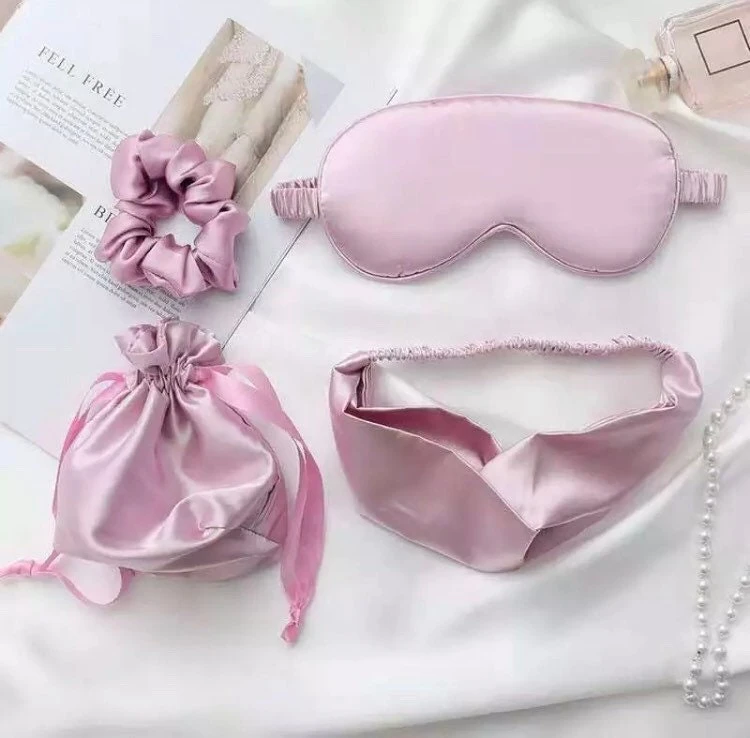 UK Luxury Lavender Silk Eye Mask, Father’s Day Gift From Daughter, Christmas Gift, Eye Mask Mom Sleep Mask Set Of 4. 4 UK Luxury Lavender Silk Eye Mask, Father’s Day Gift From Daughter, Christmas Gift, Eye Mask Mom Sleep Mask Set Of 4. - Image 2