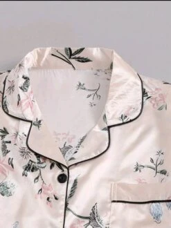 Personalised Floral Satin Pyjamas, Wedding Pjs, Weddingpjs, Bridesmaid Pjs, Short Sleeve Sleepwear,womens Initial Nightwear,christmas Gift 9 Personalised Floral Satin Pyjamas, Wedding Pjs, Weddingpjs, Bridesmaid Pjs, Short Sleeve Sleepwear,womens Initial Nightwear,christmas Gift -Jewellery Paradise il fullxfull.3231271192 ne47