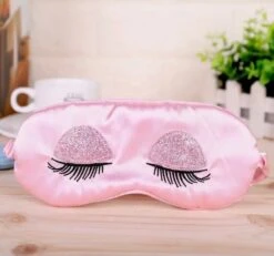 UK Luxury Pink Silk Eye Mask,brides Gift , Gift For Her, Eye Mask Mom Sleep Mask, Christmas Gift -Jewellery Paradise il fullxfull.3233234029 feqj