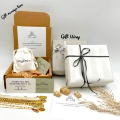 Gold Mother Of Pearl Initial Letter Square Personalized Necklace Alphabet Antitarnish Waterproof Hypoallergenic Christmas Gift For Her -Jewellery Paradise il fullxfull.3241546895 bucm