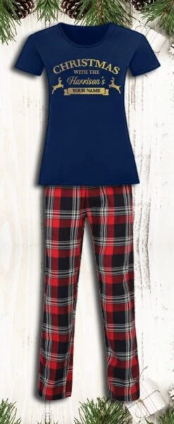 Personalised Christmas Pyjamas Matching Family Name Pajamas Red Tartan Loungewear Adult Christmas Eve Box Gift 13 Personalised Christmas Pyjamas Matching Family Name Pajamas Red Tartan Loungewear Adult Christmas Eve Box Gift -Jewellery Paradise il fullxfull.3269783446 32ck