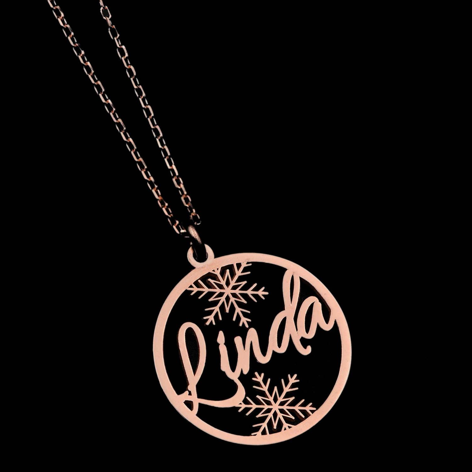 Personalised New Year Gift For Her, Christmas Name Necklace, New Year Name Necklace, Snowflake Pendant, Christmas Baubles Necklace 3 Personalised New Year Gift For Her, Christmas Name Necklace, New Year Name Necklace, Snowflake Pendant, Christmas Baubles Necklace