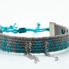 Blue Striped Grey Handwoven Bracelet, Cuff Bracelet, Bracelet For Women, Stylish Adjustable Bracelet, Friendship Christmas Gift 1 Blue Striped Grey Handwoven Bracelet, Cuff Bracelet, Bracelet For Women, Stylish Adjustable Bracelet, Friendship Christmas Gift -Jewellery Paradise il fullxfull.3300109083 kw9e