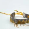 Yellow Striped Grey Handwoven Bracelet, Cuff Bracelet, Bracelet For Women, Stylish Adjustable Bracelet, Christmas Gift, Stacking Bracelet 1 Yellow Striped Grey Handwoven Bracelet, Cuff Bracelet, Bracelet For Women, Stylish Adjustable Bracelet, Christmas Gift, Stacking Bracelet -Jewellery Paradise il fullxfull.3300121149 lnwp