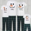 Personalised Snowman Family Christmas Pyjamas, Tartan Christmas Pyjamas, Family Matching PJs, Christmas Pyjamas XXL 2 Personalised Snowman Family Christmas Pyjamas, Tartan Christmas Pyjamas, Family Matching PJs, Christmas Pyjamas XXL -Jewellery Paradise il fullxfull.3304730018 q733