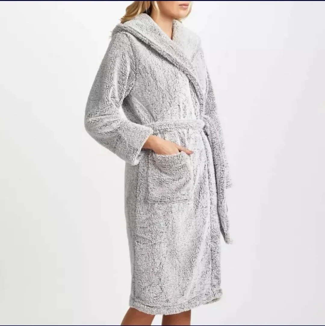 Personalised Grey Fluffy Dressing Gown For Her Christmas Gift For Her Christmas Pyjamas Bridesmaid Robe Personalised Dressing Gown Womens 11 Personalised Grey Fluffy Dressing Gown For Her Christmas Gift For Her Christmas Pyjamas Bridesmaid Robe Personalised Dressing Gown Womens - Image 9