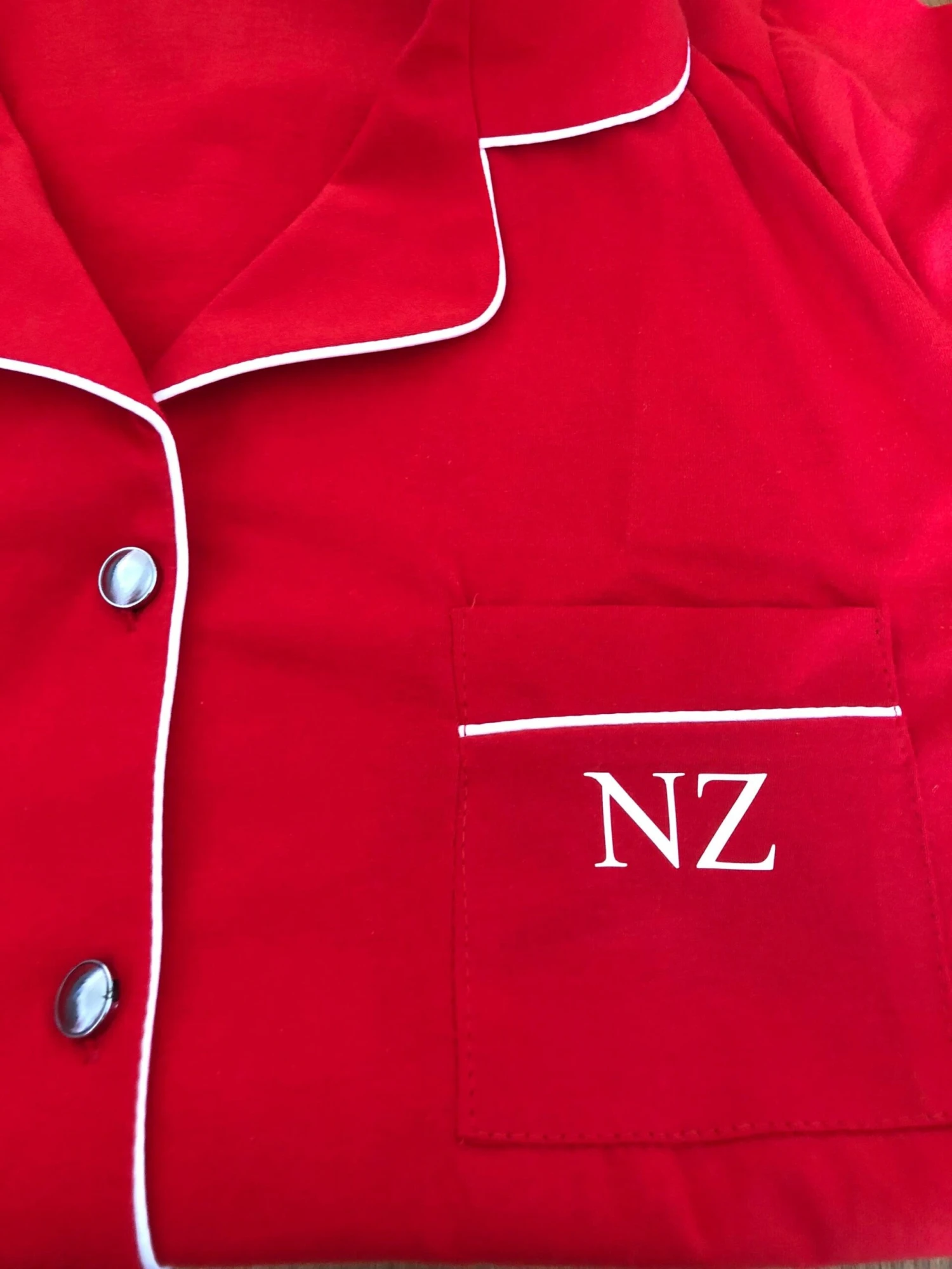 Personalised Christmas Pyjamas Red Pjs Set Personalised Pyjamas,personalised Pjs Set, Personalised Gift Christmas Cotton Pjs, Christmas Eve 5 Personalised Christmas Pyjamas Red Pjs Set Personalised Pyjamas,personalised Pjs Set, Personalised Gift Christmas Cotton Pjs, Christmas Eve - Image 3