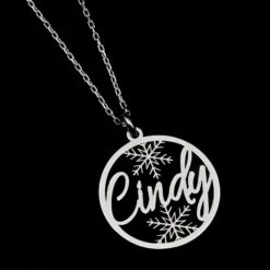 Personalised New Year Gift For Her, Christmas Name Necklace, New Year Name Necklace, Snowflake Pendant, Christmas Baubles Necklace 9 Personalised New Year Gift For Her, Christmas Name Necklace, New Year Name Necklace, Snowflake Pendant, Christmas Baubles Necklace -Jewellery Paradise il fullxfull.3317883837 3aqc