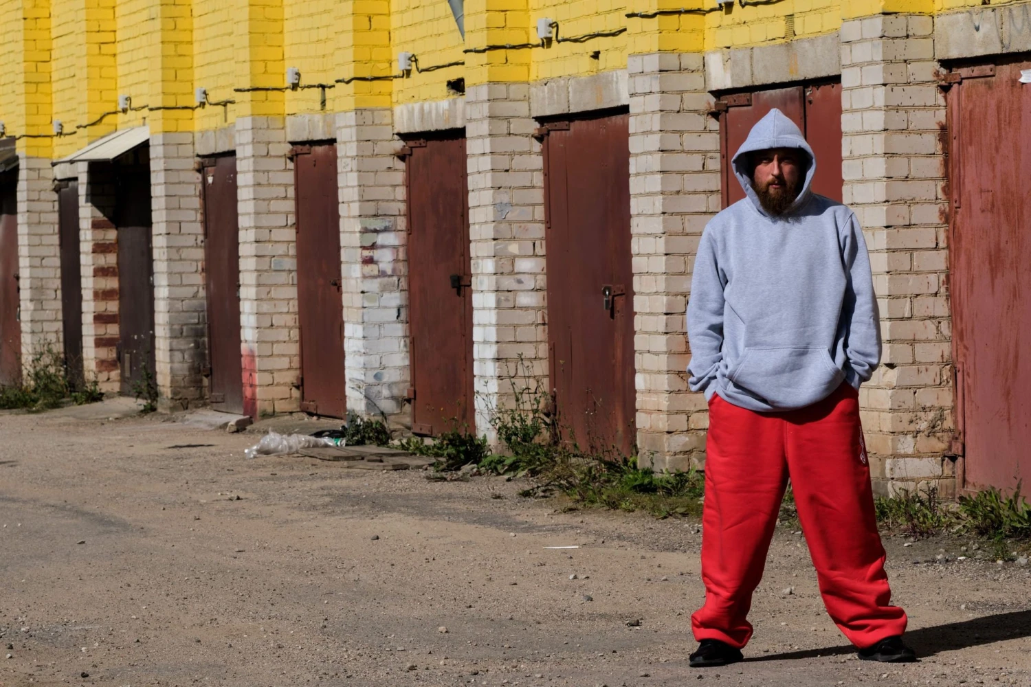 Red Unisex Sweatpants, Baggy Red Pants,Casual Cotton Trousers, Loose Fit Pants, Drop Crotch Sweatpants, Red Christmas Holiday Sweatpants 4 Red Unisex Sweatpants, Baggy Red Pants,Casual Cotton Trousers, Loose Fit Pants, Drop Crotch Sweatpants, Red Christmas Holiday Sweatpants - Image 2