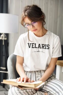 Velaris City Of Starlight Unisex T-shirt Shirt Water Based Eco Ink Unisex Peta Vegan ACOTAR Sarah J Maas Night Court Bookish Christmas Gift